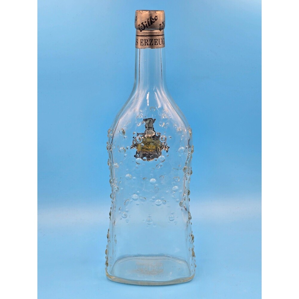 Vintage Wilko glass bottle Empty Germany